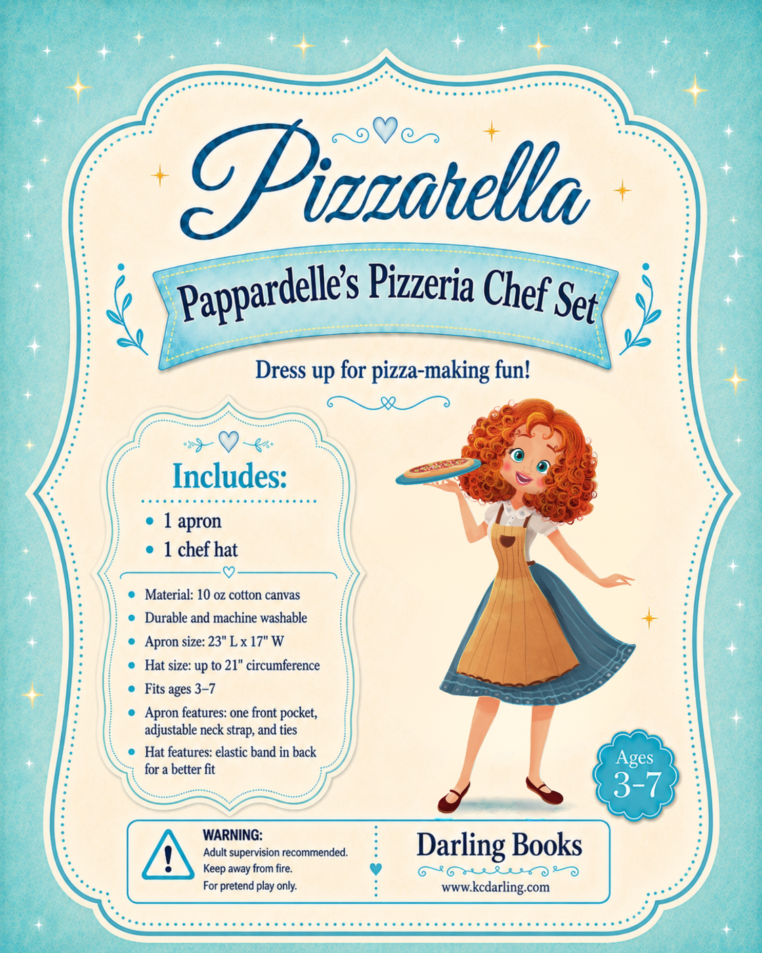 Label for Chef Set