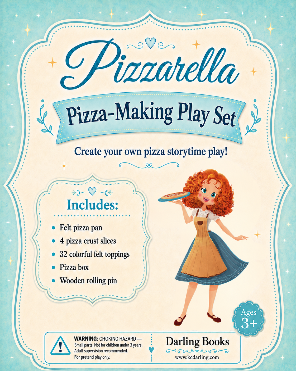 Label for Pizza-Making Play Set